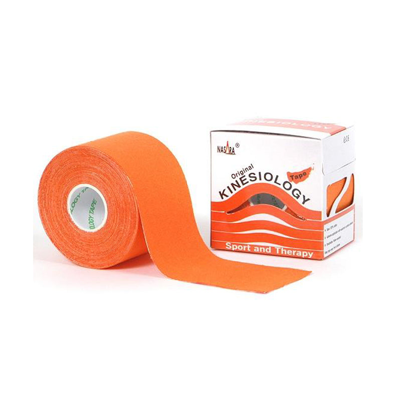 Nasara - Kinesiologie tape - Oranje - 5 meter x 5cm - doos 6 stuks - Intertaping.nl