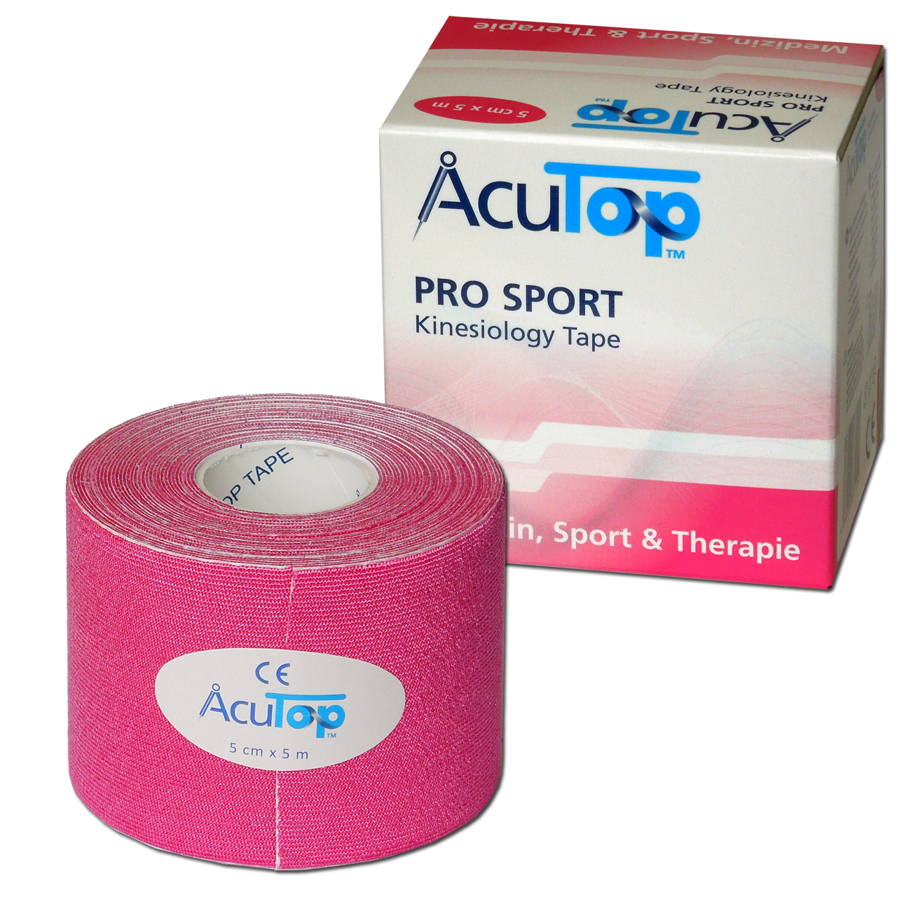 AcuTop Pro Sport - De beste sporttape - Roze - 5cm x 5m - Intertaping.nl